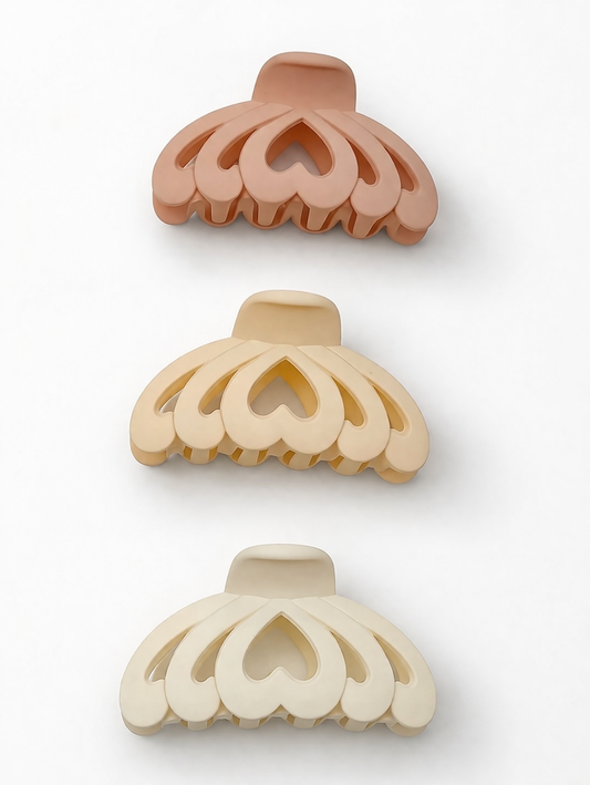 Haarklammer Haarspange Haarschmuck Herz Pastel Yehwang