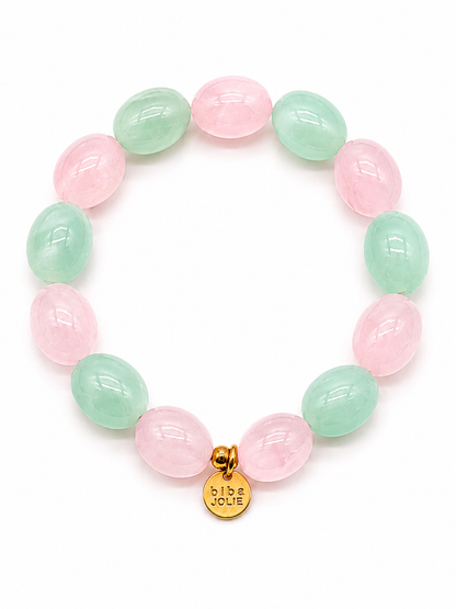 Armband Pink Rosa Türkis elastisch Sommer Urlaub Happy Liet & Joliet
