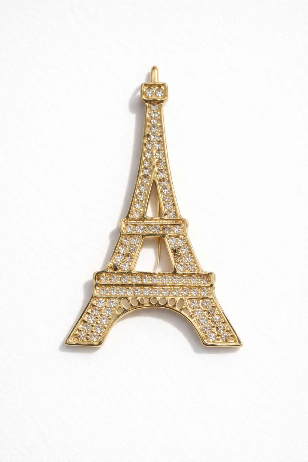 Brosche Paris Paris Eifelturm Frankreich Mode Schmuck Gold-Silberfarben