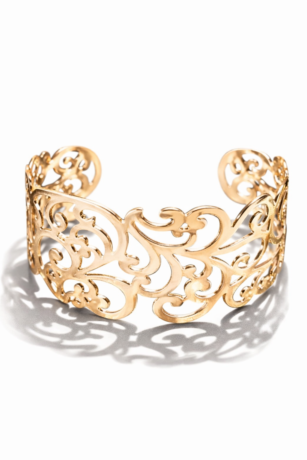 Armreif Silberfarben Cosmos Nickelfrei Muster Trend  Goldfarben