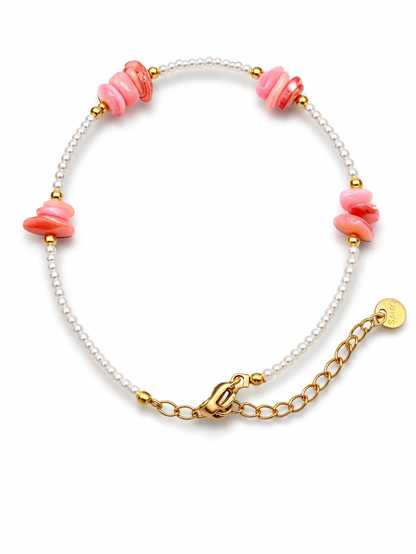 Armband Natursteinenchen in verschiedene Farben Kombinierbar Michelle Bijou