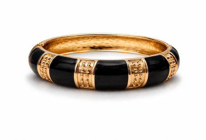 Armband Klapp-Armband Goldfarben Schwarz Weiß Blau Nickelfrei Yehwang