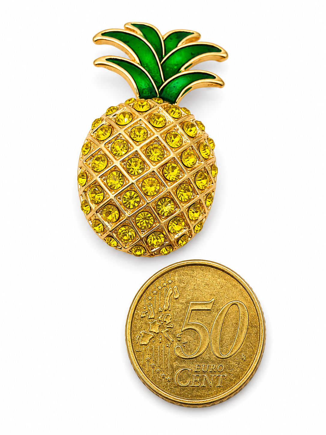 Brosche Trauben Ananas Brombeeren Beeren Himbeeren Obst