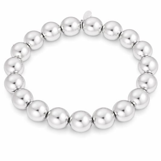 Armband Silberfarbenen Perlen luxuriös elegant zeitlos Nickelfrei Yehwang