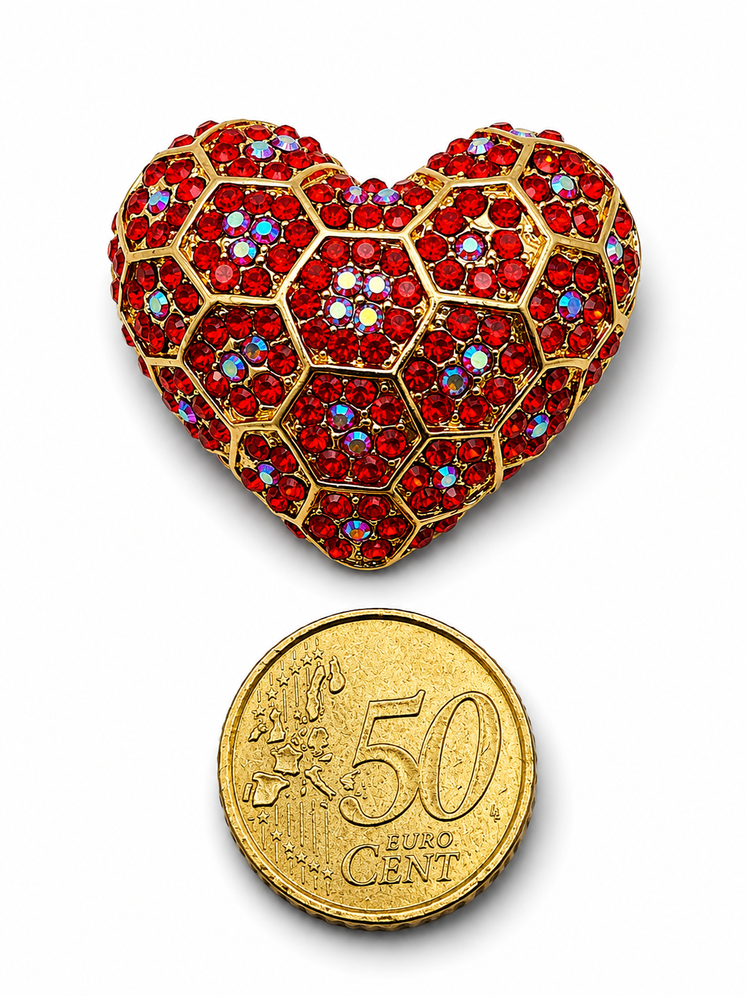 Brosche herzen Rot Rosa Liebe Romantik Passion Amor Amore Leben