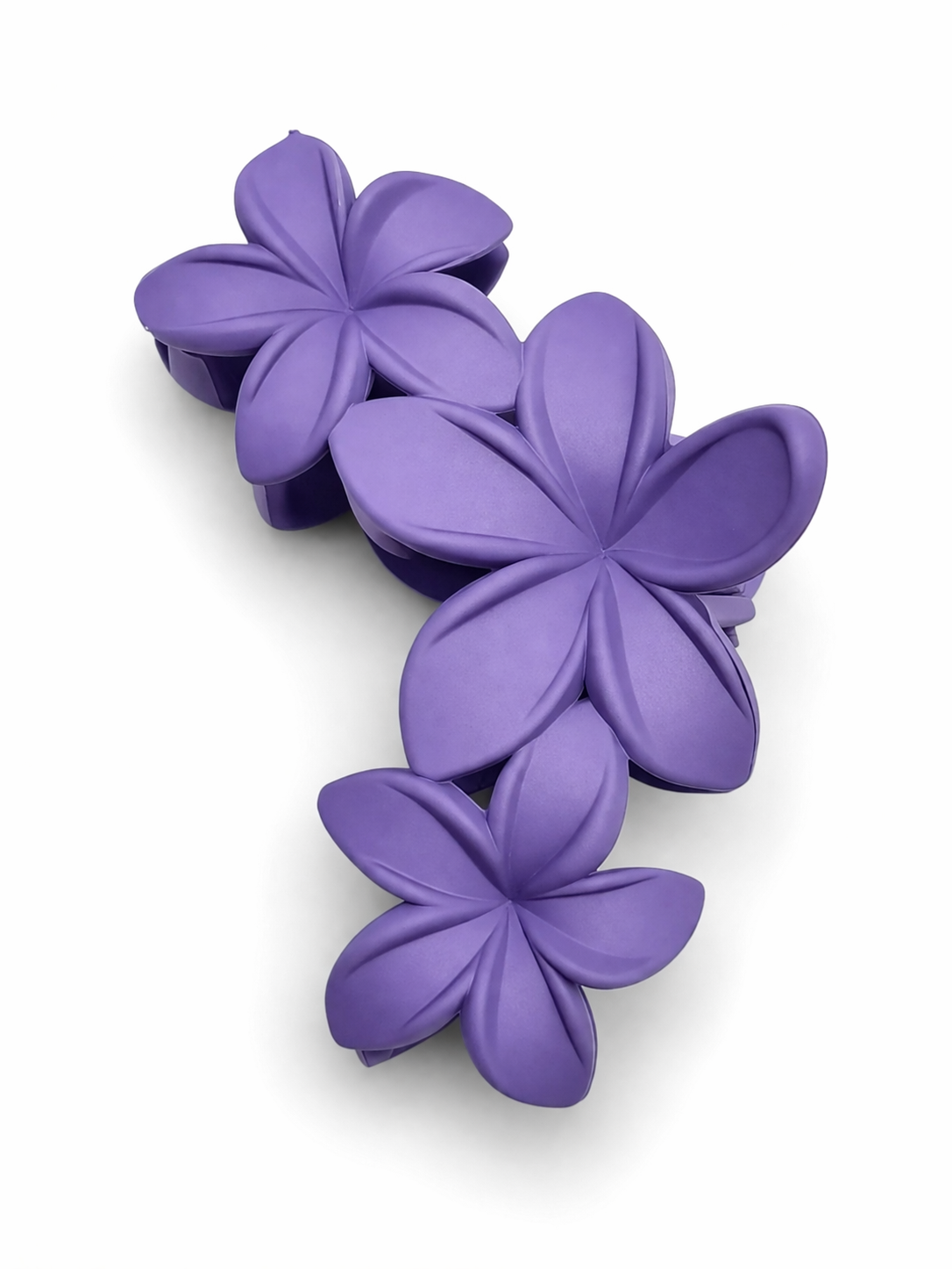 Haarklammer Haarspange Haarschmuck Blumen Lila- Blautöne Tiara Urlaub Yehwang