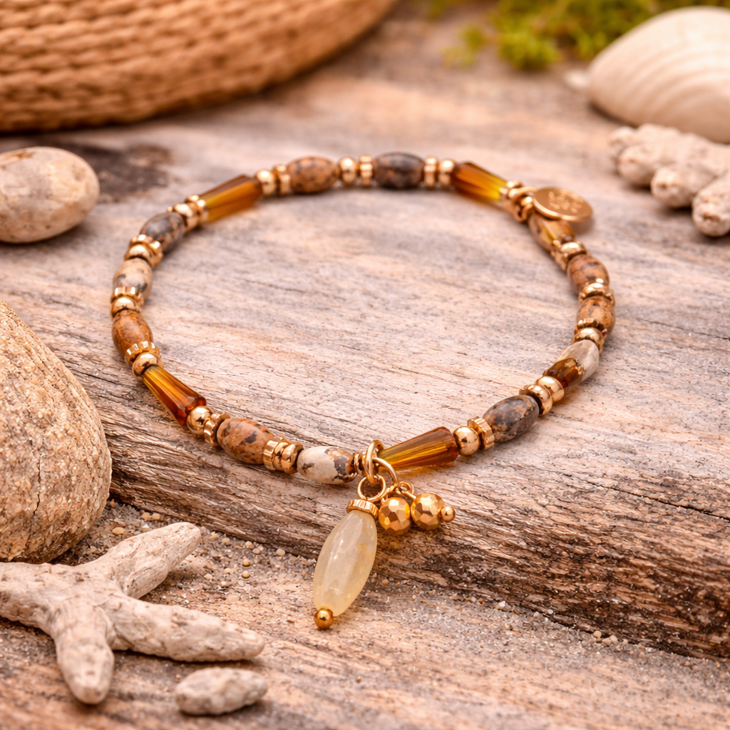 Armband elastisch Anhänger verschiedene Farben Kombinieren Trend Sommer Biba