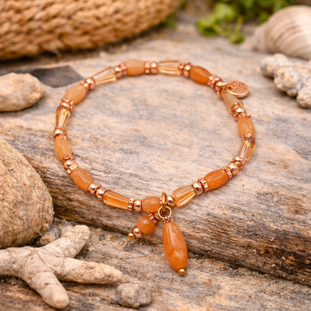 Armband elastisch Anhänger verschiedene Farben Kombinieren Trend Sommer Biba