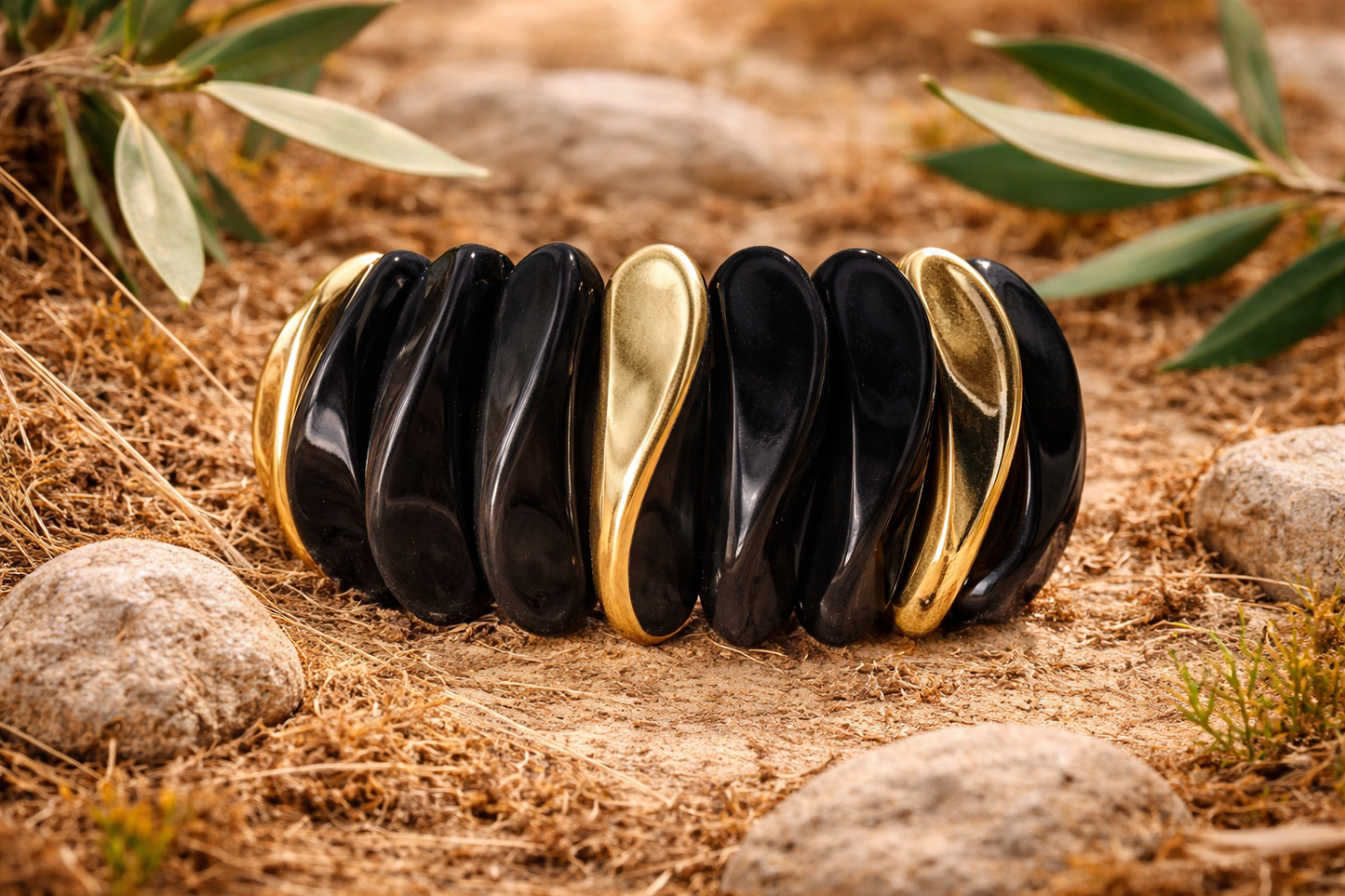 Armband elastisch verschiede Farben 4 cm Breit Trend Sommer 2026 LOLO u. YAYA