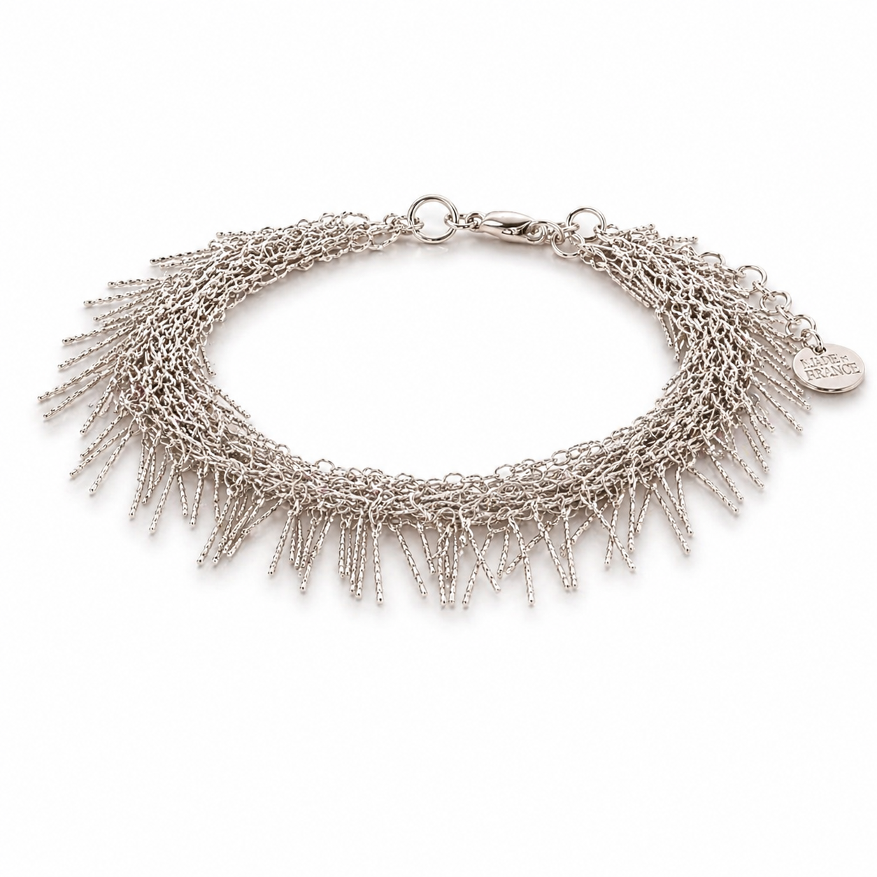 Armband "Spikes" Charleston Stil Rosé-gold, Gun Metal Silberfarben Nickelfrei Biba