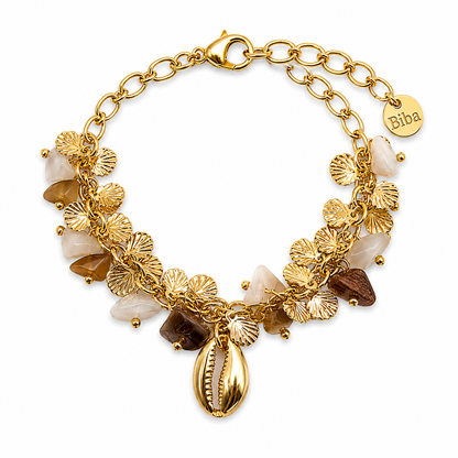 Bettelarmband Strand Urlaub Muscheln Bunt Ibiza Biba