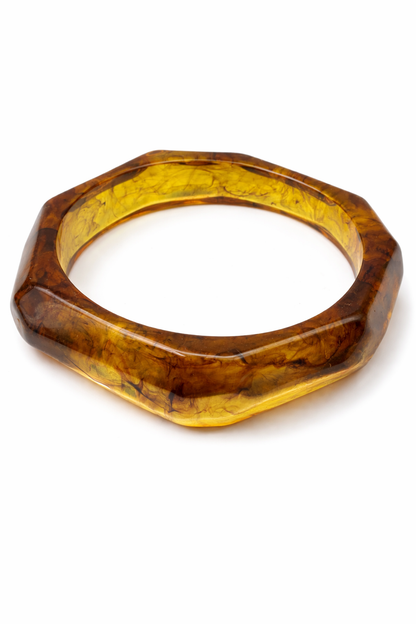 Armband Acryl Rauch-braun bambus Braun Trend Natur Cosmos