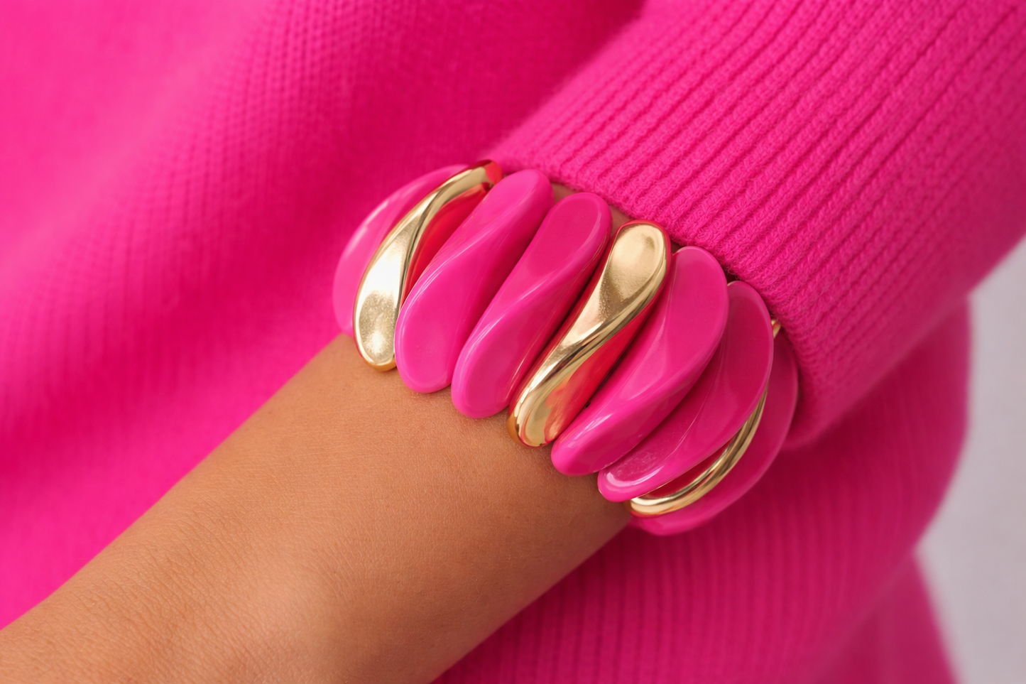 Armband elastisch verschiede Farben 4 cm Breit Trend Sommer 2026 LOLO u. YAYA