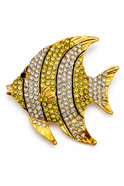 Brosche Seepferdchen Goldfisch Dokterfisch Seewasser Fische Meer Urlaub
