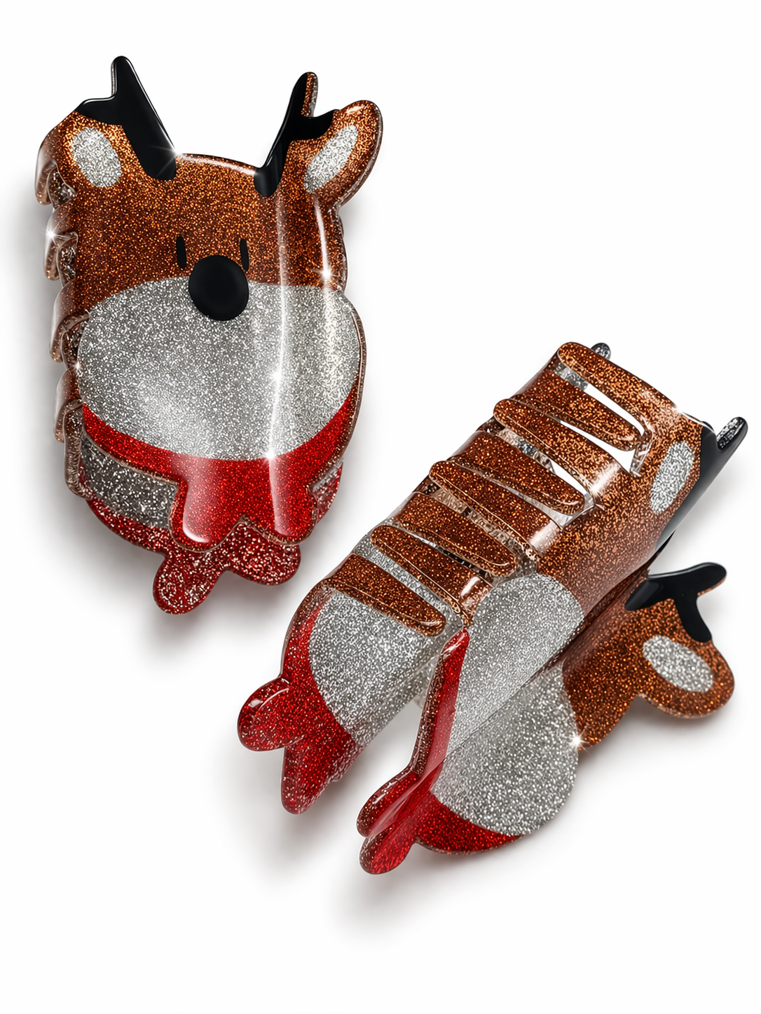 Haarklammer Weihnachten Weihnachtsbaum Schneemann Rentier Sensibling Corp.