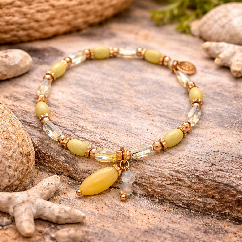 Armband elastisch Anhänger verschiedene Farben Kombinieren Trend Sommer Biba
