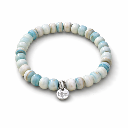 Armband elastisch  Wolkenhimmel am Arm Hellblau Trend Sommer Biba