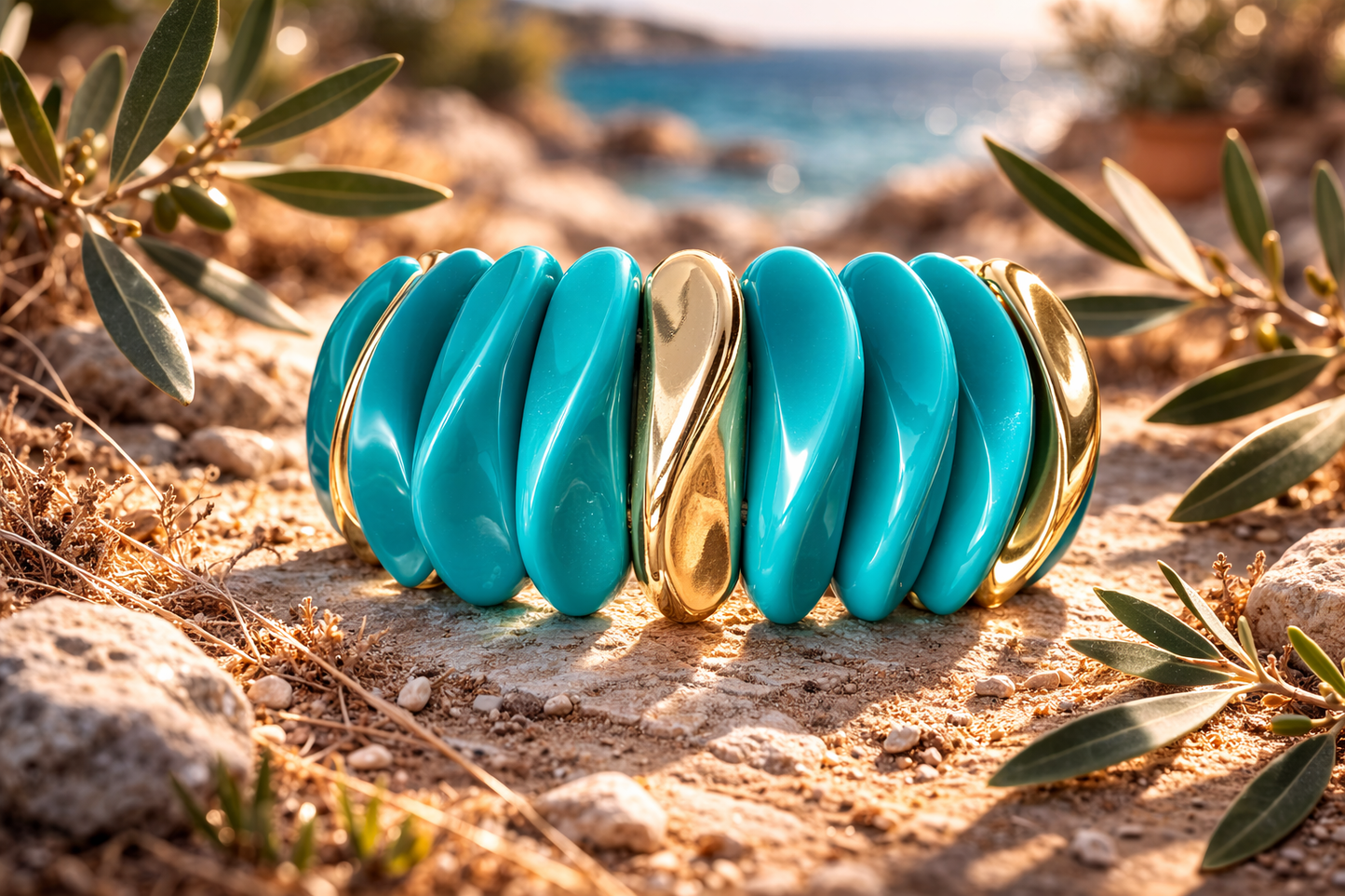 Armband elastisch verschiede Farben 4 cm Breit Trend Sommer 2026 LOLO u. YAYA