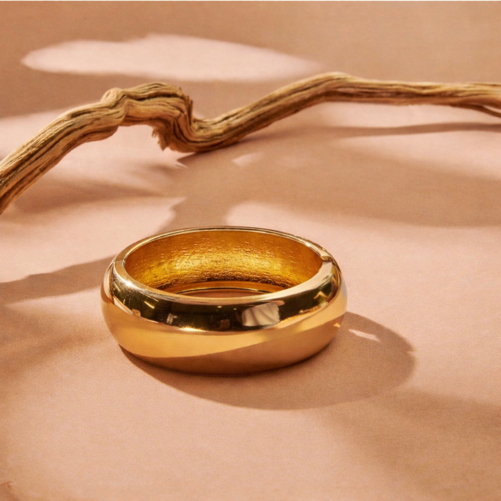 Armband Klapp-Armband Goldfarben Nickelfrei Trend 2026 Biba