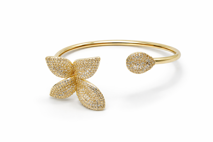 Armreif Silberfarben Goldfarben Nickelfrei Trend  Schmetterling Cosmos