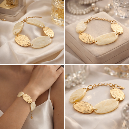 Armband Mattes Goldfarbenes Schmuckstuck "Creamy Gold" 2026 Biba