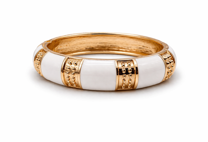 Armband Klapp-Armband Goldfarben Schwarz Weiß Blau Nickelfrei Yehwang