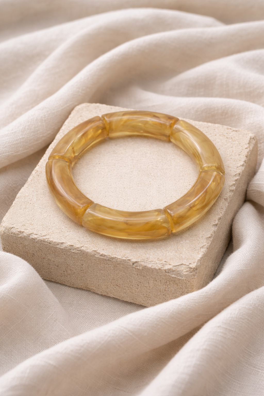 Armband elastisch Retro nickelfrei Acryl verschiedene Farben Trend 2026 Yehwang