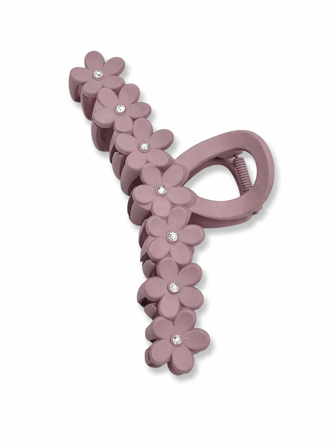 Haarklammer Haarschmuck 7 Blumen Taupe beige creme schwarz Yehwang