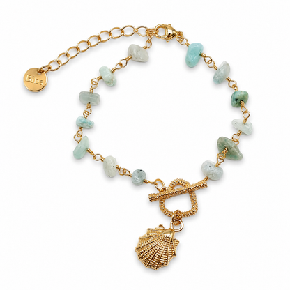 Bettelarmband Strand Urlaub Muscheln Bunt Ibiza Biba