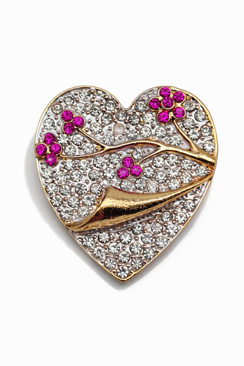 Brosche herz herzen rot rosa liebe sehnsucht romantik zusammen