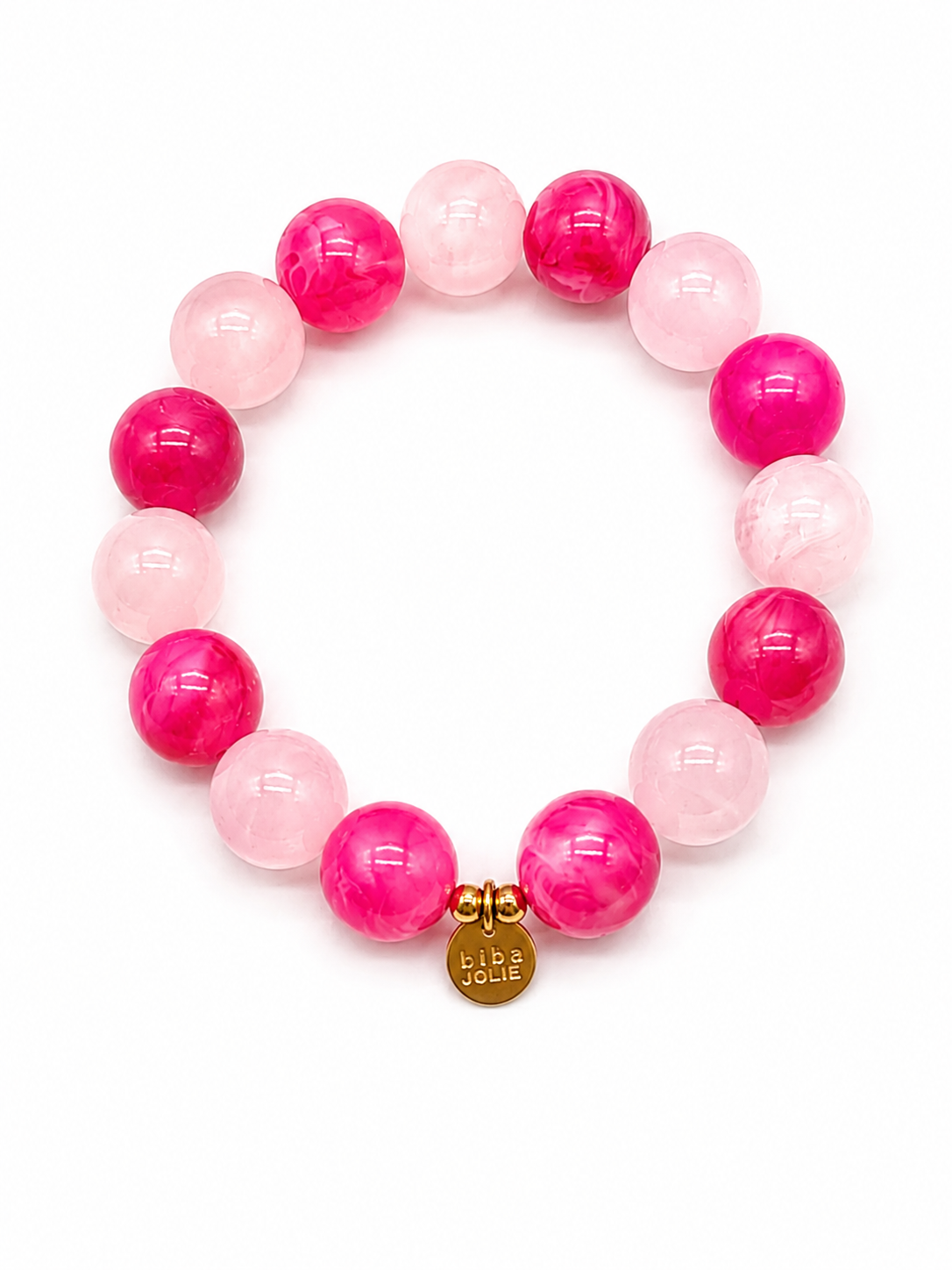 Armband Pink Rosa Türkis elastisch Sommer Urlaub Happy Liet & Joliet
