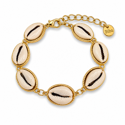 Bettelarmband Strand Urlaub Muscheln Bunt Ibiza Biba