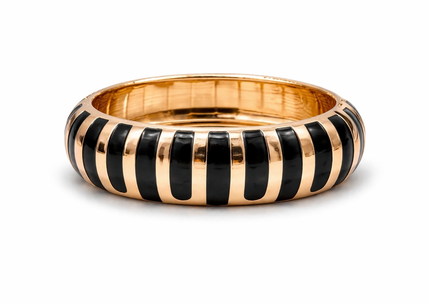 Armband Klapp-Armband Goldfarben Schwarz Weiß Blau Nickelfrei Yehwang