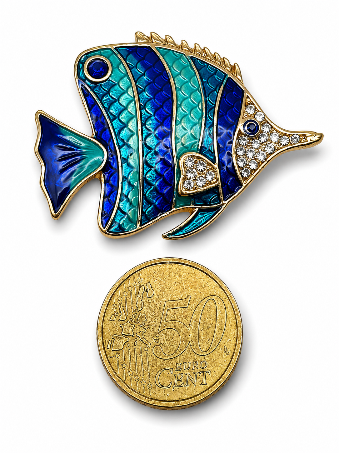 Brosche Walfisch Doktorfisch Goldfisch Wal Buntbarsch Meer Strand Urlaub