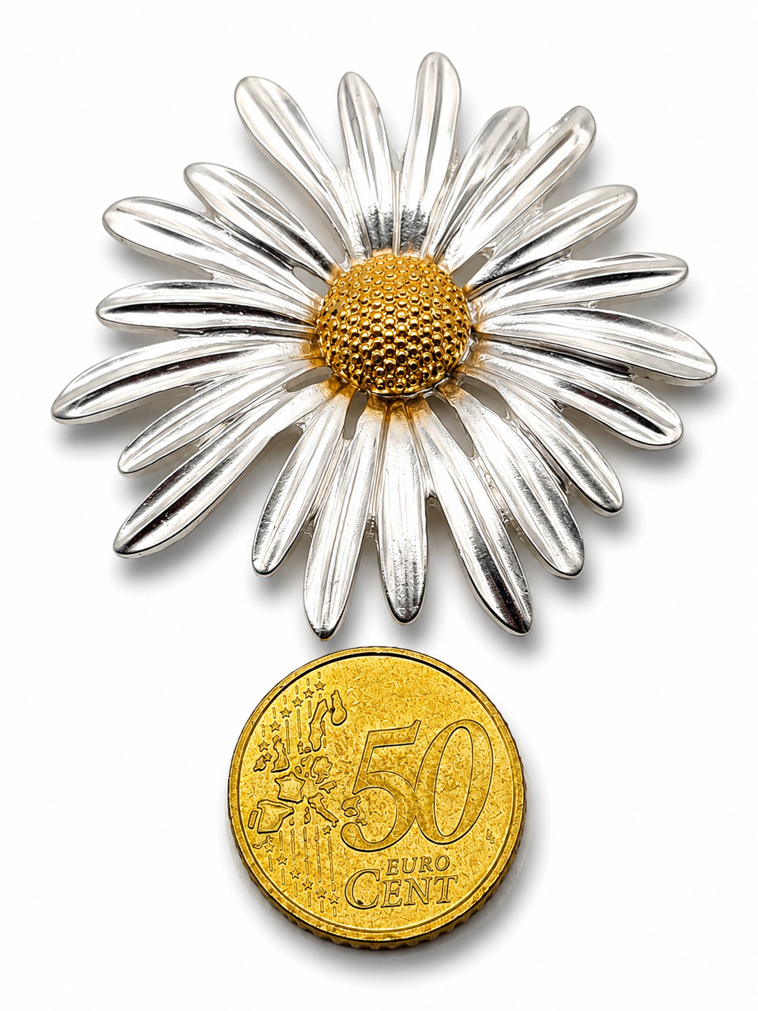 Brosche Große Blumen Hibiskus Aster Pfingstrose Liebesblume Margerite