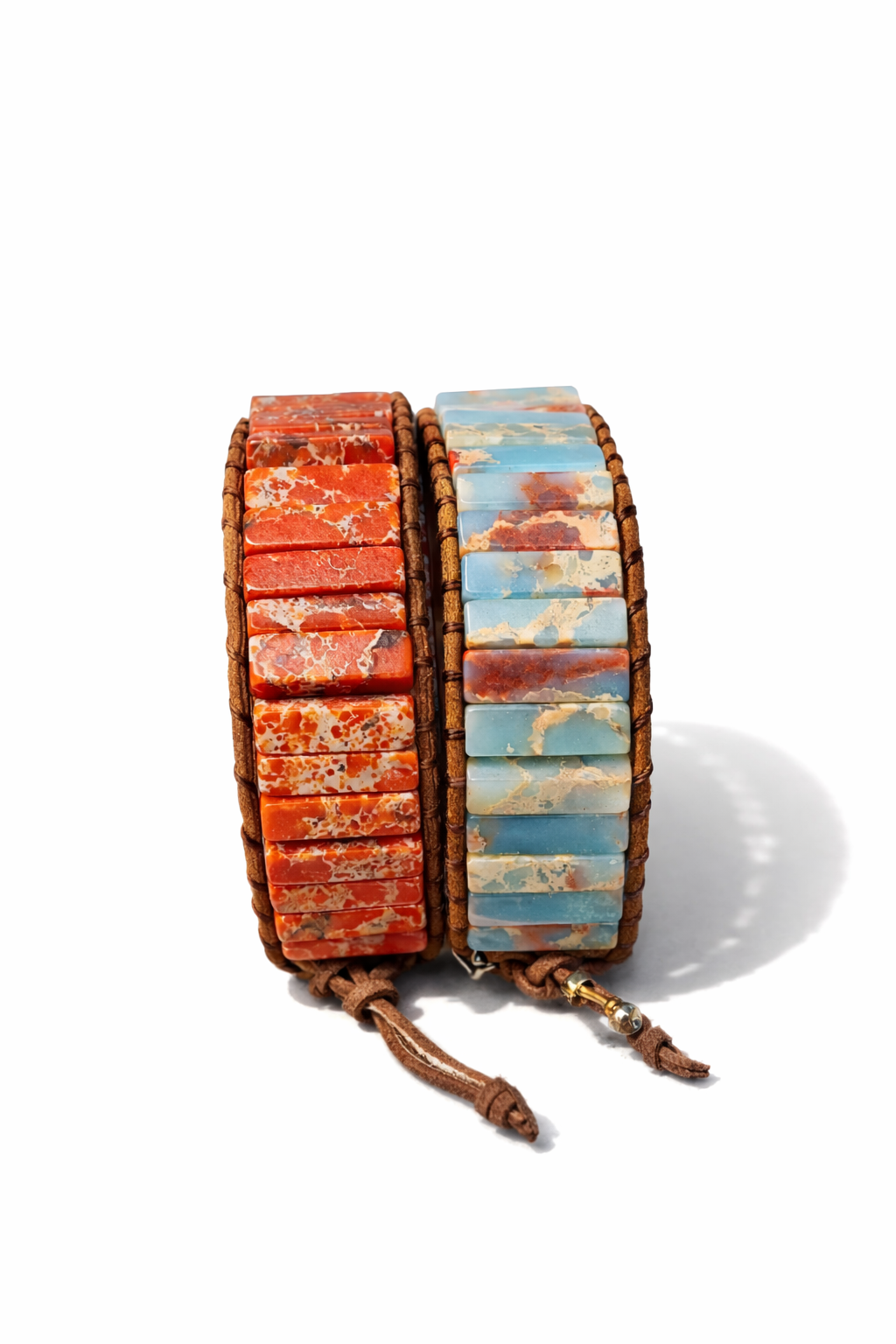 Armband Blumen Vintage Türkis Orange Nativ Nickelfrei Freundschaft Cosmos