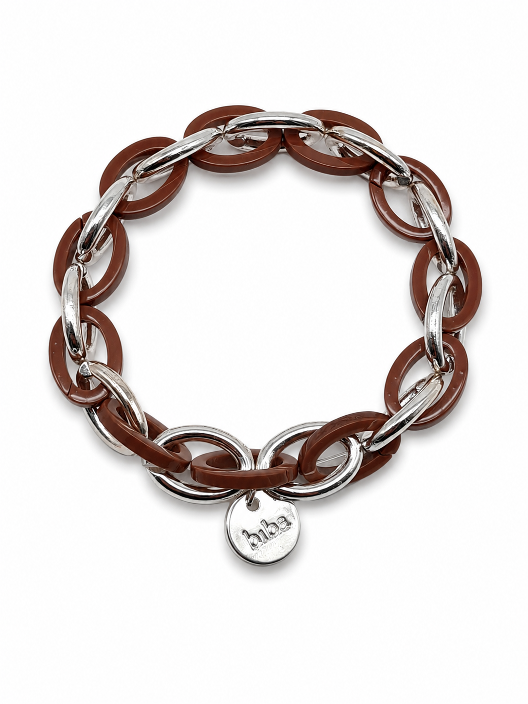 Armband Gliederarmband Silber-Goldfarben versch. Farben Nickelfrei Biba