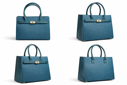 Handtasche Strass Stahlblau Umhängetasche Jeans Wasser stilvoll Yehwang