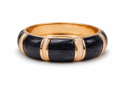 Armband Klapp-Armband Goldfarben Schwarz Weiß Blau Nickelfrei Yehwang