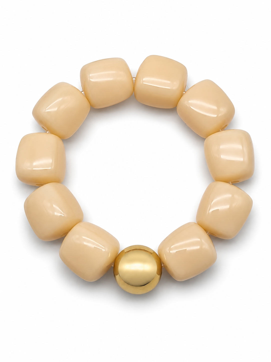 Armband Bricks Bunt elastisch Rot Gelb Schwarz Petrol Grün Goldfarben