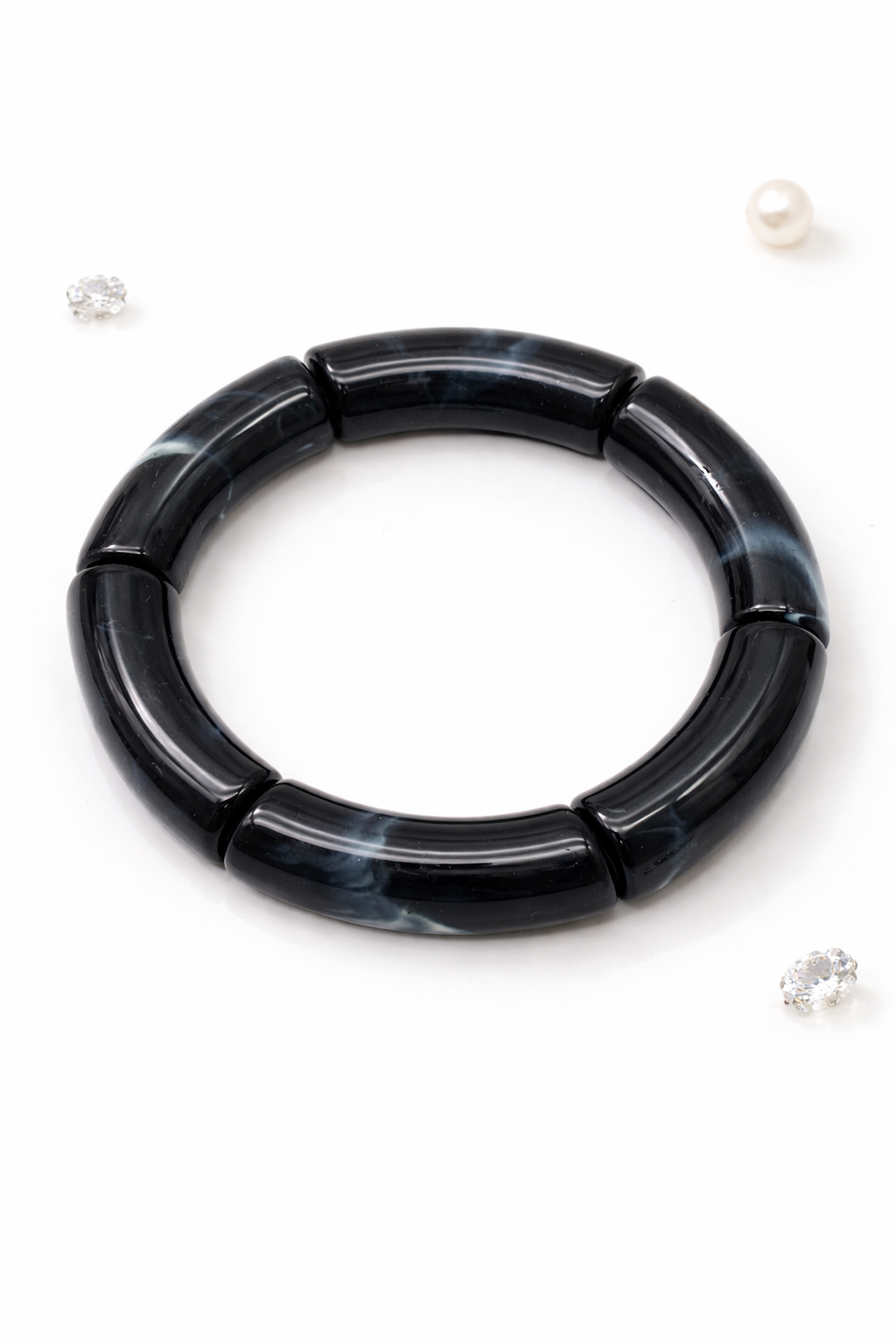 Armband elastisch Retro nickelfrei Acryl verschiedene Farben Trend 2026 Yehwang