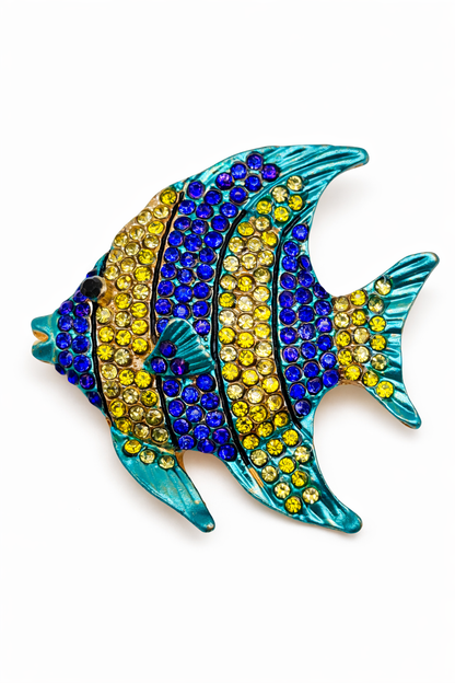Brosche Seepferdchen Goldfisch Dokterfisch Seewasser Fische Meer Urlaub