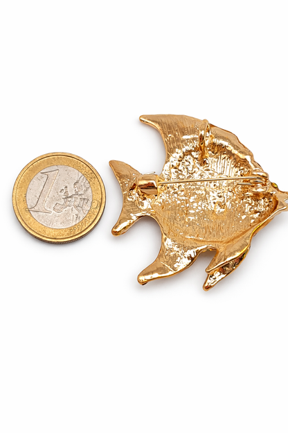 Brosche Seepferdchen Goldfisch Dokterfisch Seewasser Fische Meer Urlaub