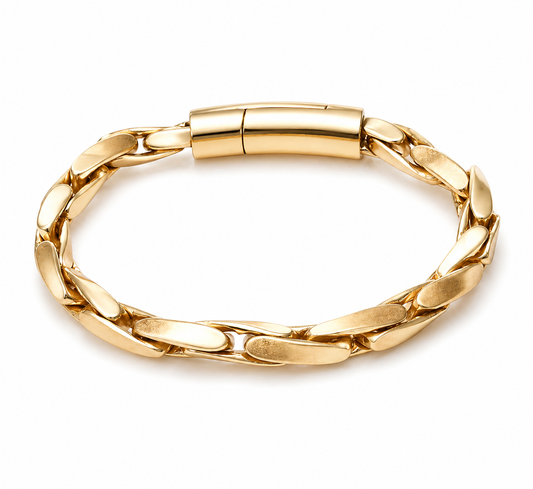 Armband Burnished Gold Matt goldenen besondere  Unisex Nickelfrei Biba