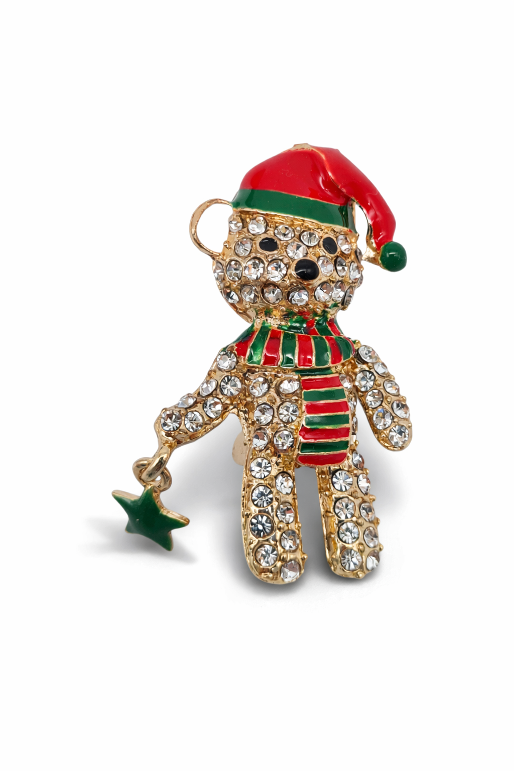 Brosche modeschmuck schneemann silberfarben bärchen baby rentier weihnachten winter