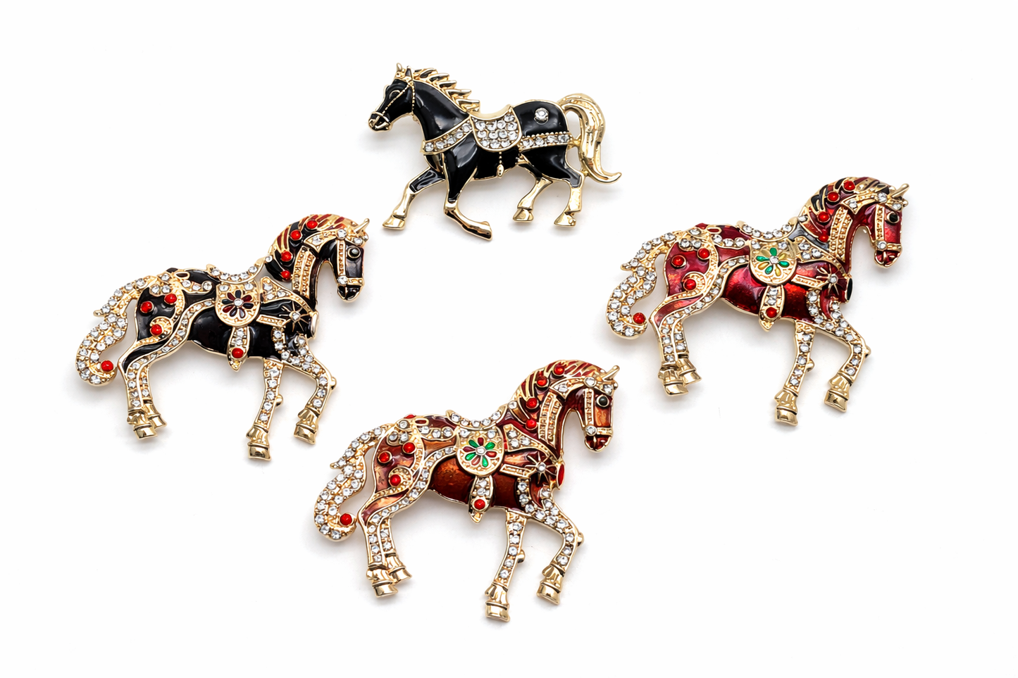Brosche Lebkuchenpferd Pferd reiten Natur Dressur