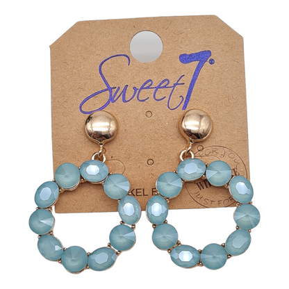 Ohrringe Orhhänger Space Beads Kreise Farben Nickelfrei Sweet7
