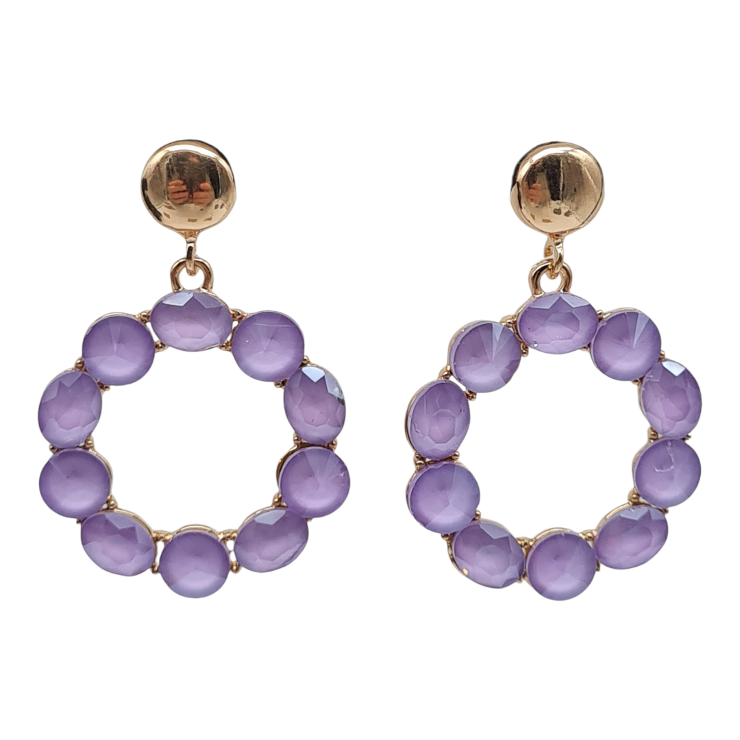 Ohrringe Orhhänger Space Beads Kreise Farben Nickelfrei Sweet7