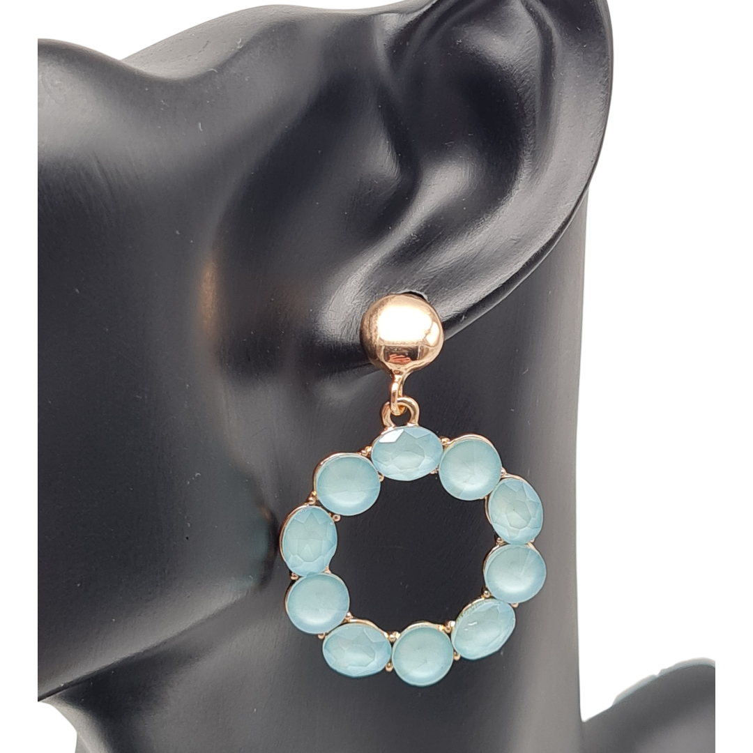 Ohrringe Orhhänger Space Beads Kreise Farben Nickelfrei Sweet7