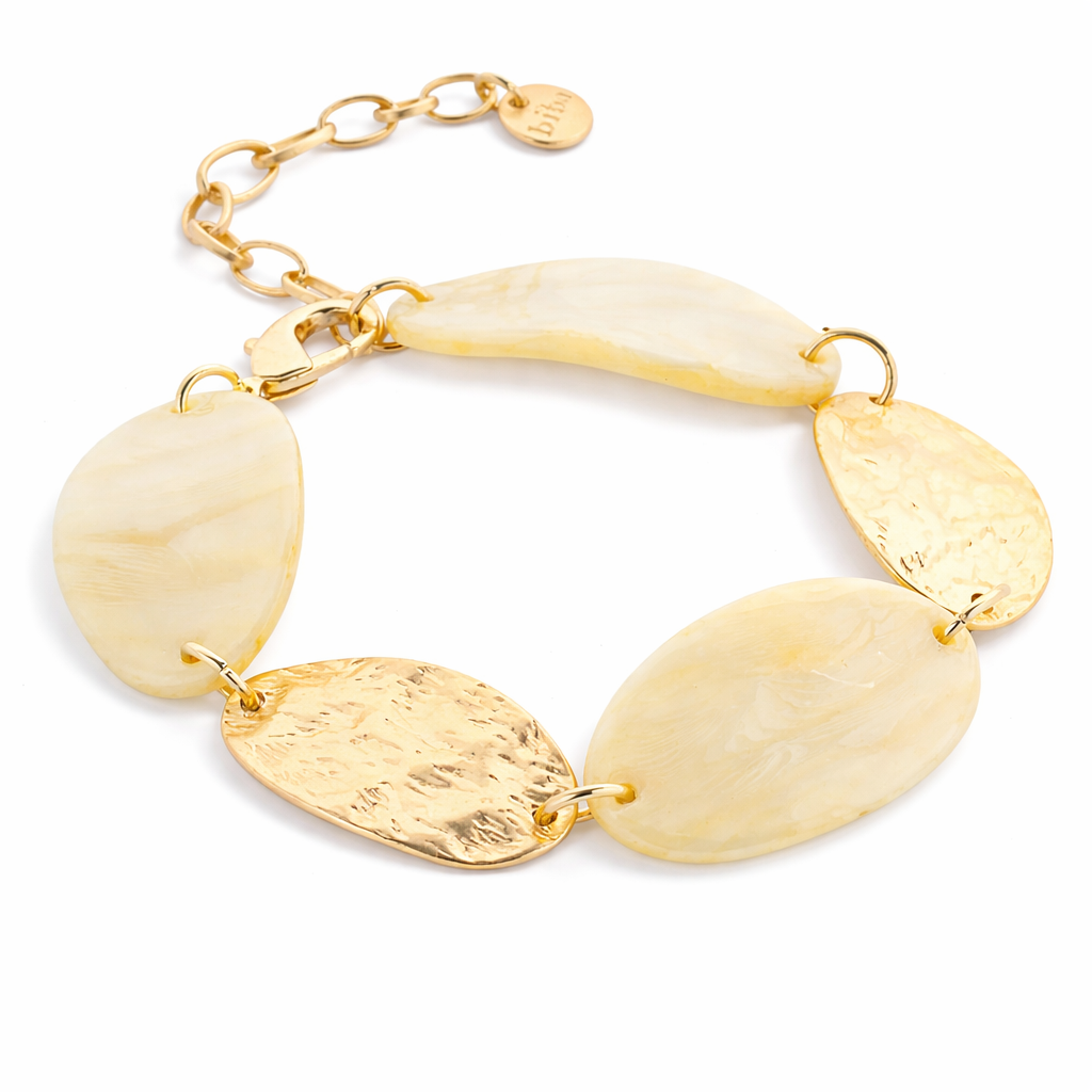 Armband Mattes Goldfarbenes Schmuckstuck "Creamy Gold" 2026 Biba